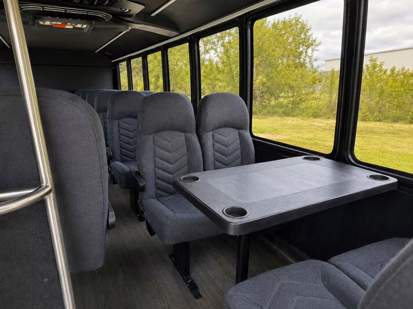 15 passenger minibus interior