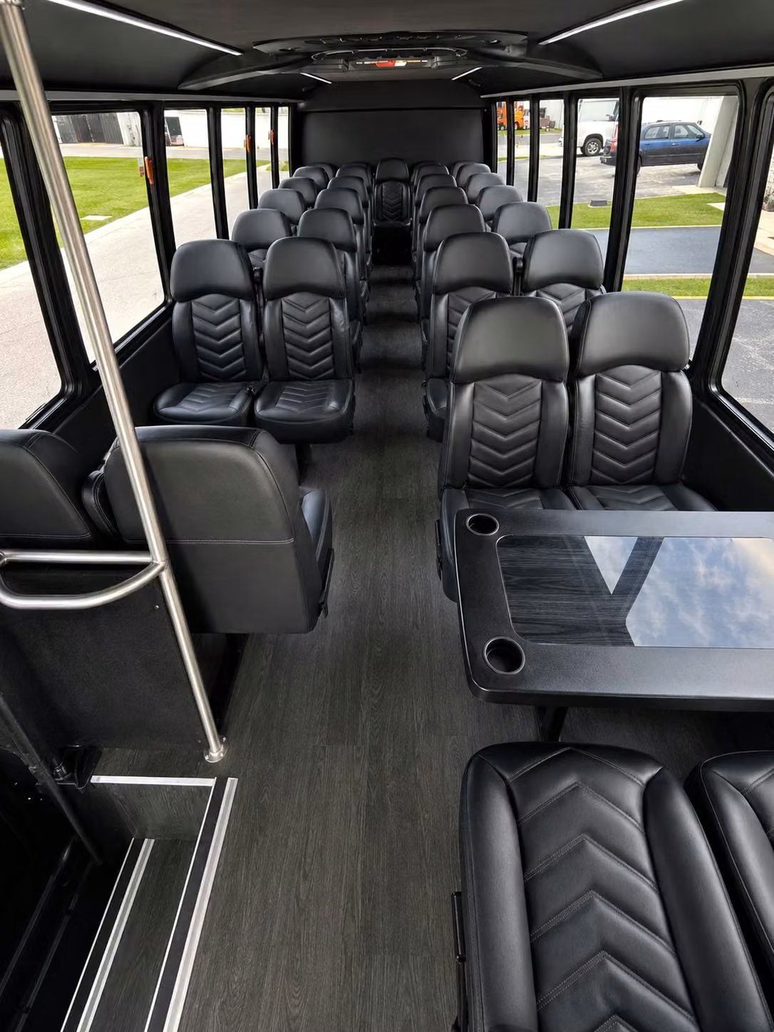 18 passenger minibus inside