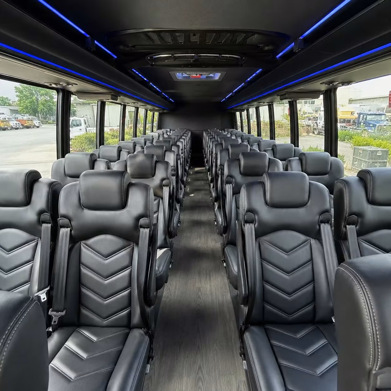 28 passenger minibus inside