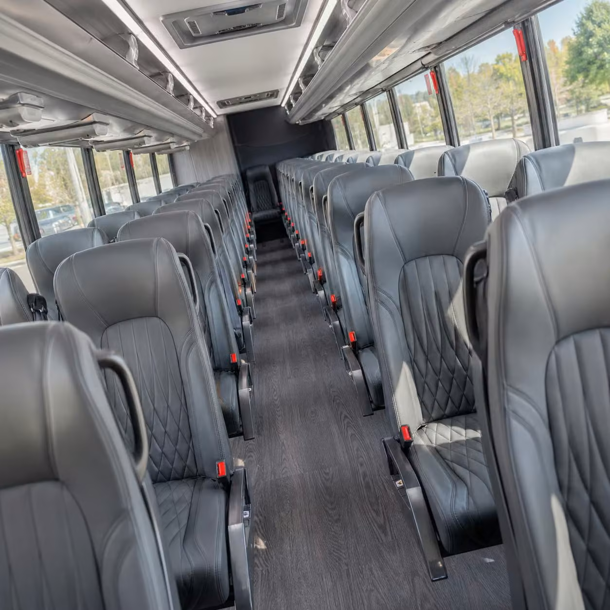 28 passenger minibus interior