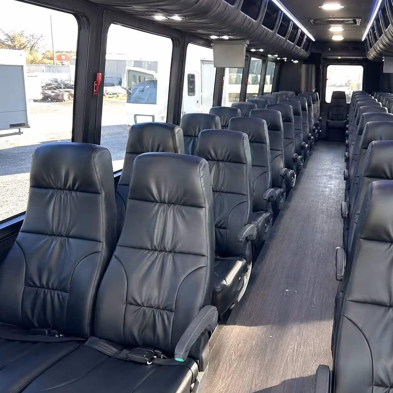 30 passenger minibus inside