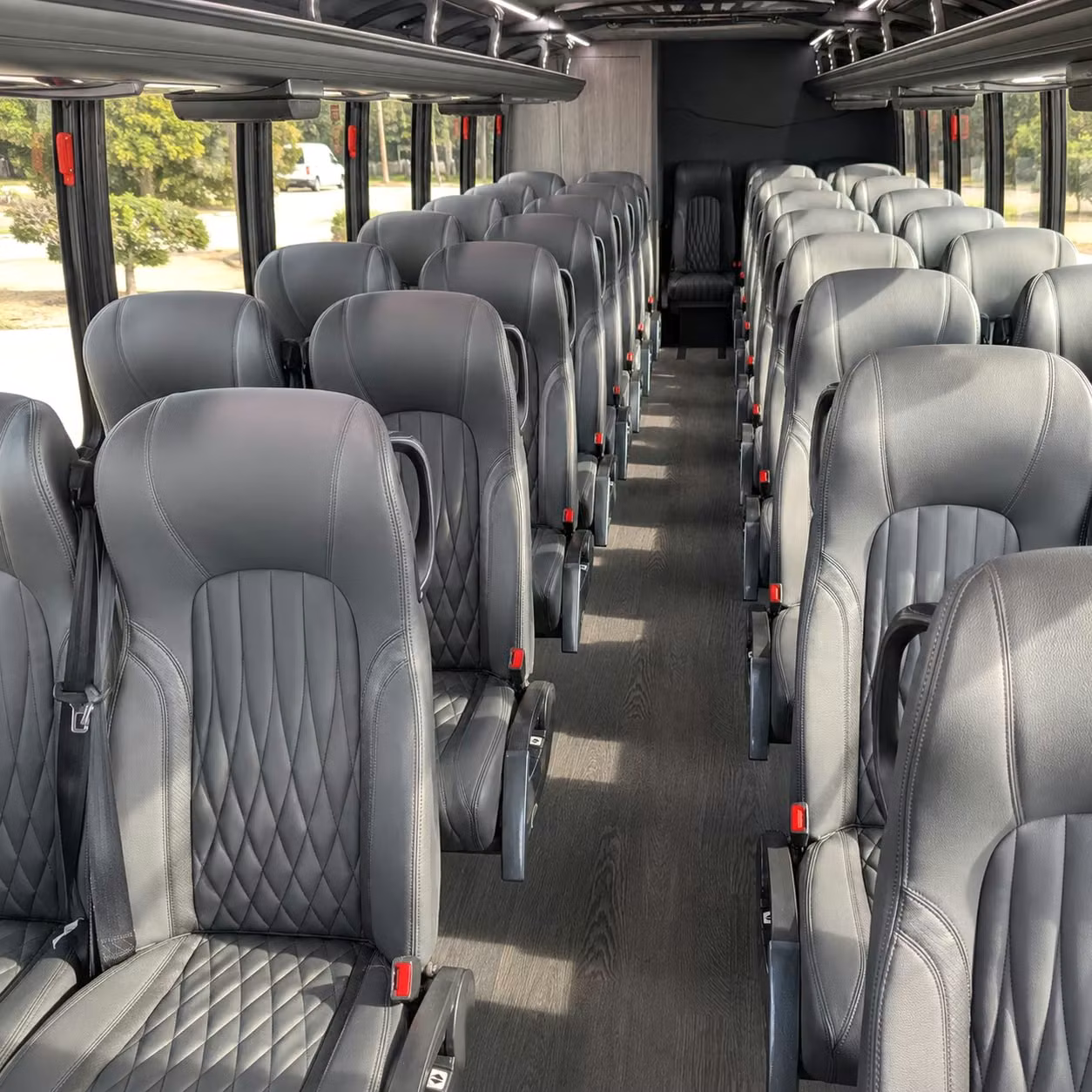 35 passenger minibus interior