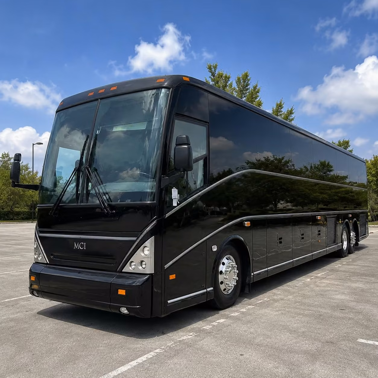 56 passenger charter bus