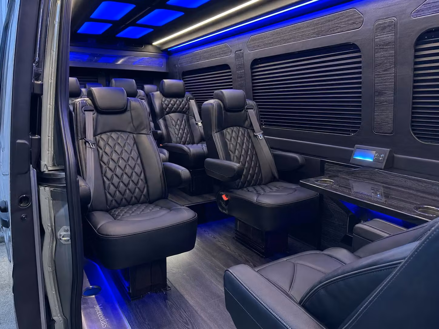 sprinter van transportation for groups and events across alhambra