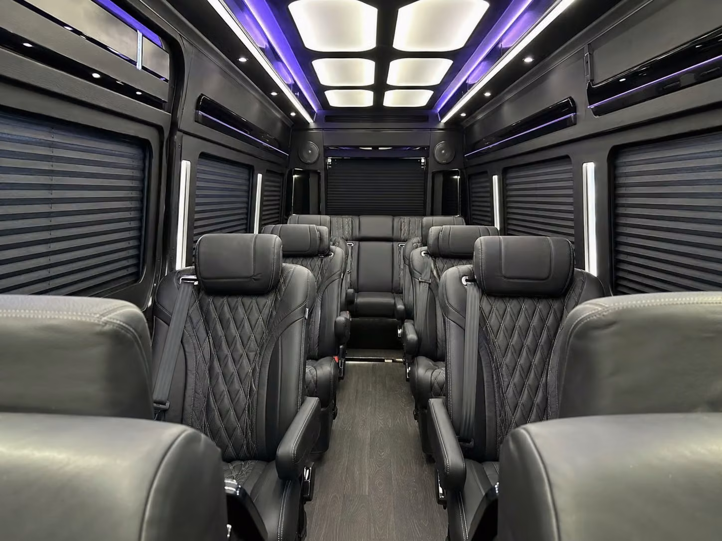 sprinter van with driver inside